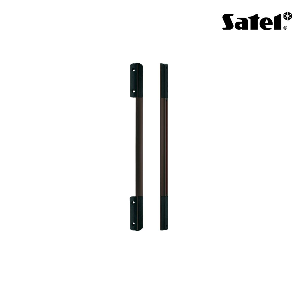 Barriera in alluminio da esterno ad infrarossi attivi , elettronica totalmente resinata, lunghezza 1046 mm, marrone