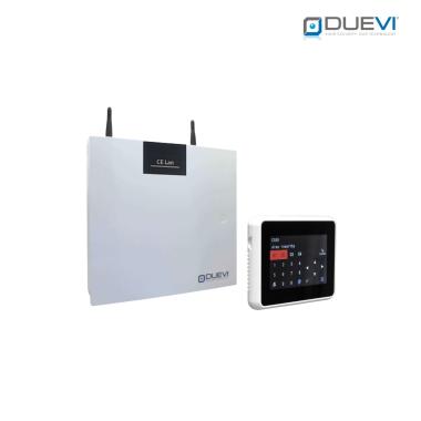 Centrale ad aree 128 zone radio/filo con GSM +Tastiera Touch + contenitore Plastico