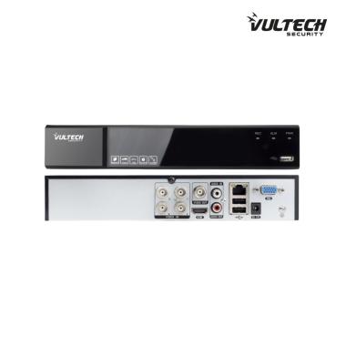 UVR 5IN1 Ibrido 4CH Analog.+ 2 Digit. Vultech VS-UVR7004AIEVO-RTN2 HDMI P2P CLOUD 1 HD 5MPX LITE H265 CVBS SUPPORTA AOC AI
