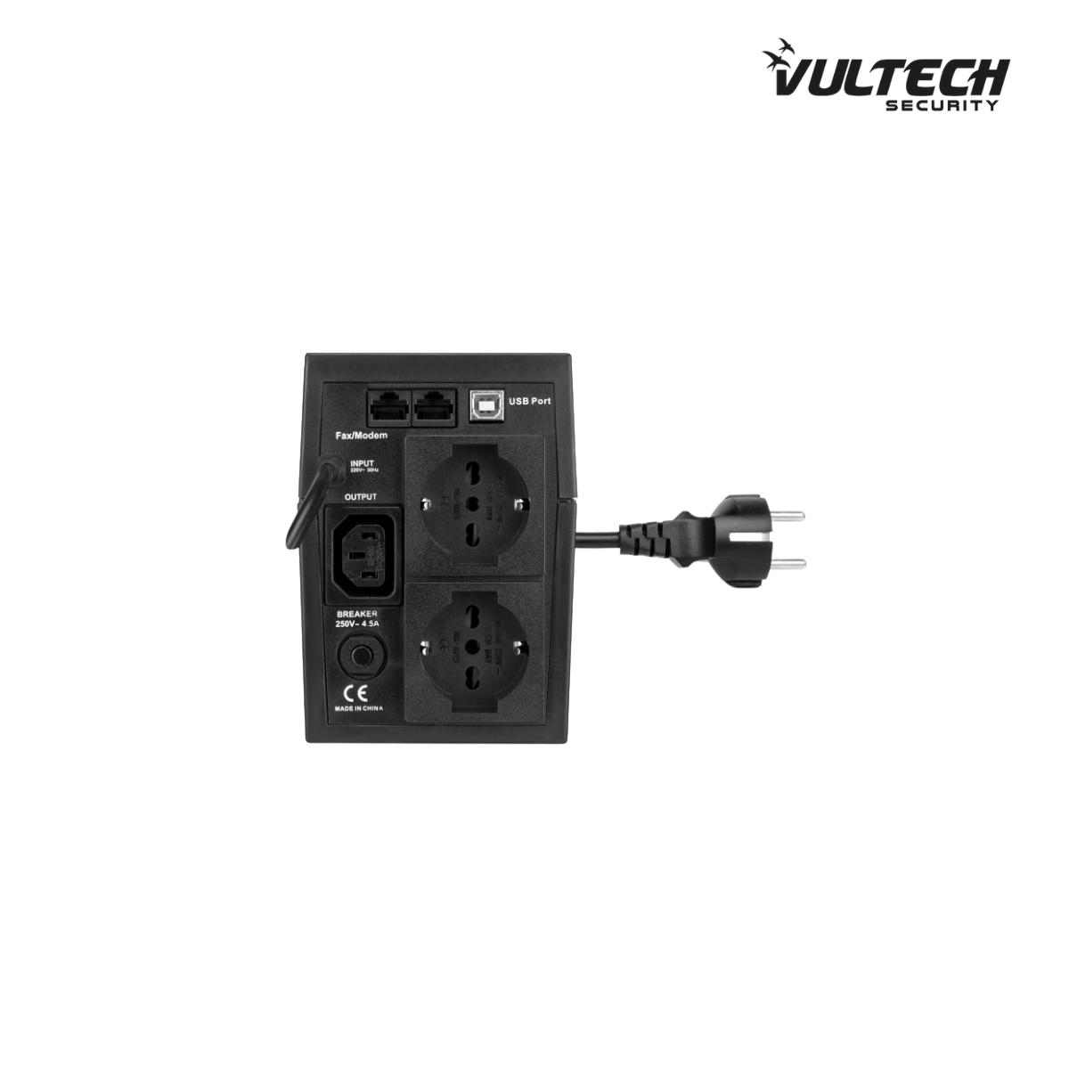 UPS 1050VA Gruppo Di Continuità Vultech UPS1050VA-PRO Line Interactive Con LCD