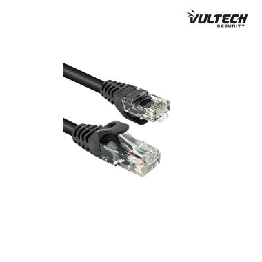 Cavo Ethernet Vultech UTP TAAU010-UTP-BK Categoria 6 Nero 1 Mt