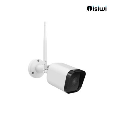 Telecamera Isiwi Wireless SQUARE 4Mpx Bullet fissa per esterno IR LED Audio Bidirezionale Sd Card IP65 Stand Alone